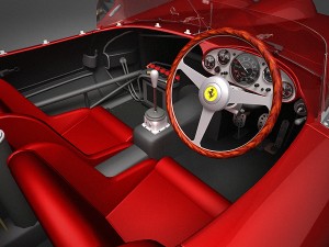 ferrari 250 testa rossa 1957 Modèle 3D