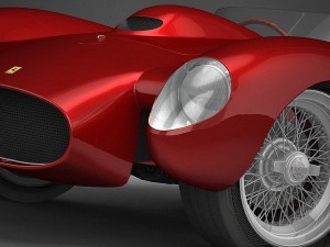 ferrari 250 testa rossa 1957 Modèle 3D