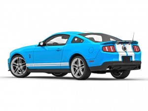 Modern American Muscle Car 2010 Modello 3D