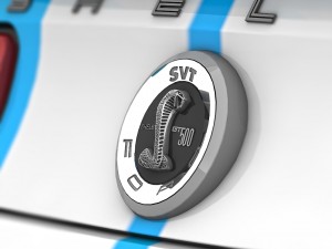 Modern American Muscle Car 2010 Modello 3D