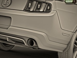 Modern American Muscle Car 2010 Modello 3D