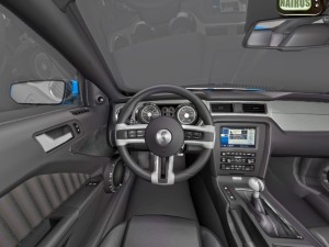 Modern American Muscle Car 2010 Modello 3D