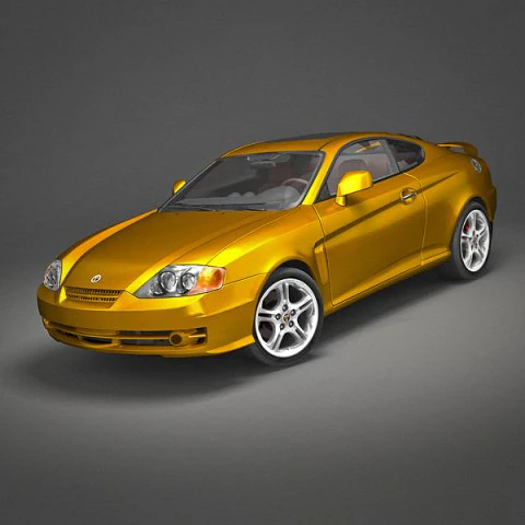 hyundai tuscani elisa 2003 3D Model .c4d .max .obj .3ds .fbx .stl .blend 