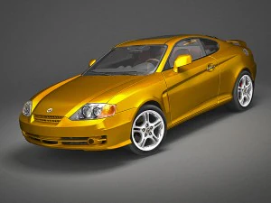 hyundai tuscani elisa 2003 3D Model