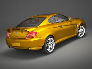 hyundai tuscani elisa 2003 3D Модель