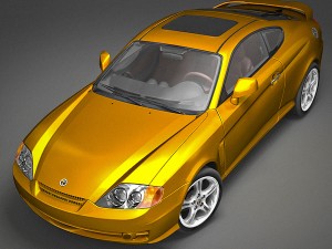 hyundai tuscani elisa 2003 3D Модель