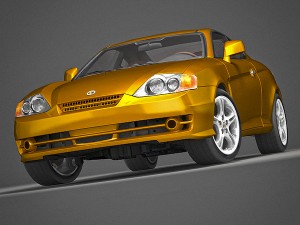 hyundai tuscani elisa 2003 3D Модель