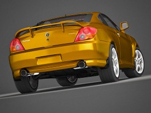 hyundai tuscani elisa 2003 3D Модель