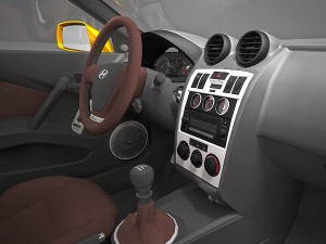 hyundai tuscani elisa 2003 3D Модель