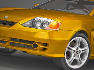 hyundai tuscani elisa 2003 3D Модель