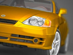 hyundai tuscani elisa 2003 3D Model