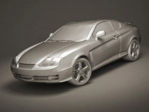 hyundai tuscani elisa 2003 3D Model