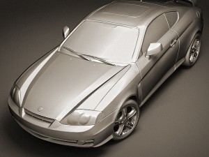 hyundai tuscani elisa 2003 3D Модель