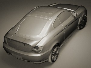 hyundai tuscani elisa 2003 3D Модель