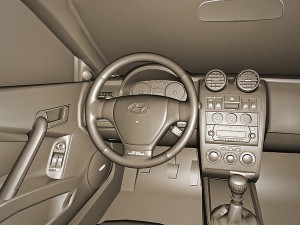 hyundai tuscani elisa 2003 3D Модель