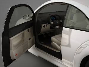 volkswagen new beetle herbie 3D Model