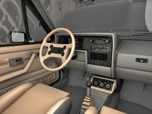 volkswagen rabbit gti 1984 3D Модель