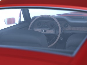 American Muscle Car 1968 3D Model