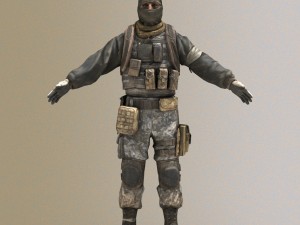 Elite Trooper 3D मॉडल