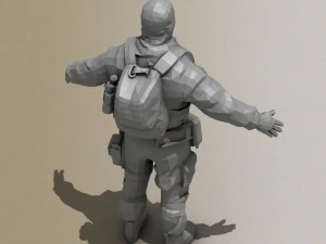 Elite Trooper 3D Model