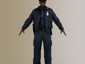 police officer 3D Модель
