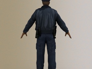 police officer 3D 모델