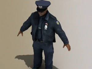 police officer 3D Model