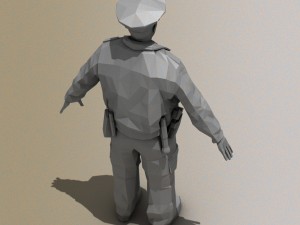 police officer 3D 모델