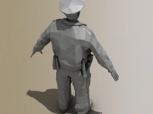 police officer 3D Model