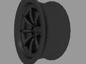 car wheel 8 spoke 3D Modell