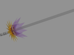 glass fantasy sword 3Dモデル