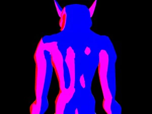 homem lobo Modelo 3D