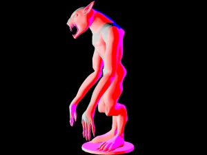homem lobo Modelo 3D