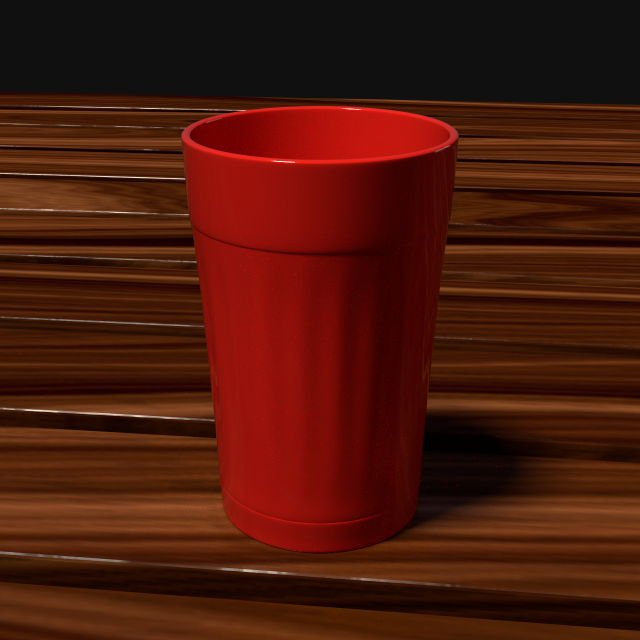 plastic camping cup Modelo 3D .c4d .max .obj .3ds .fbx .stl .blend 