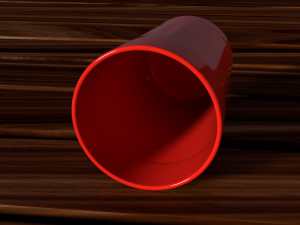 plastic camping cup Modelo 3D