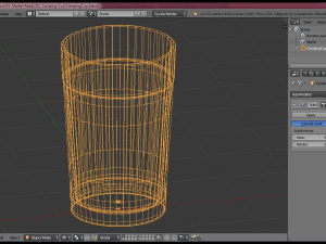 plastic camping cup Modelo 3D