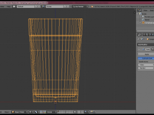 plastic camping cup Modelo 3D