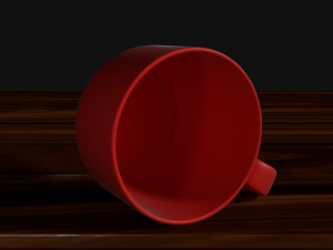 plastic camping mug 3D Model