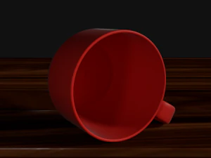 plastic camping mug 3D Model