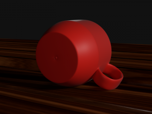 plastic camping mug 3D Model
