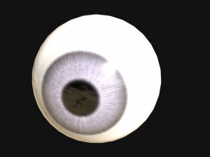 eye with 7 color texture set 3D Model