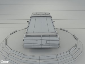 racing cartoon car vr - ar - low-poly 3D Model