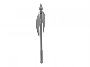 axe low poly Modèle 3D