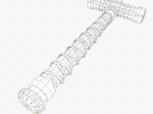 battle hammer 3D Model