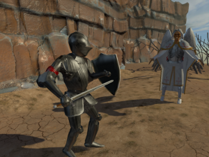 full plate knight armor Model 3D