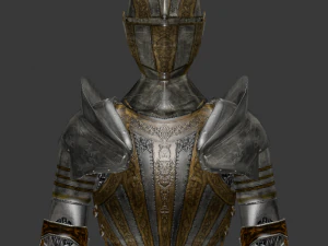 15th century decorated armor 3D Model