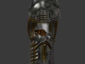 15th century decorated armor 3D Model