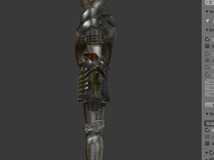 15th century decorated armor 3D Model