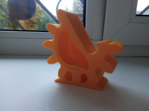 gear phone stand Model 3D