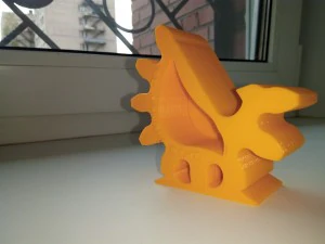 gear phone stand 3D Model